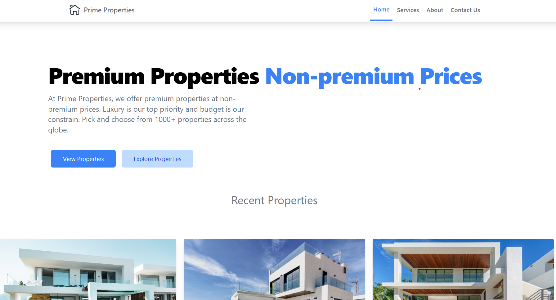 Landing Page (Property)